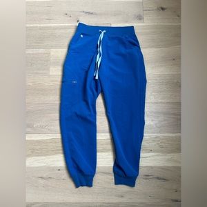 Figs Royal Blue Scrub High-waisted Zamora Jogger